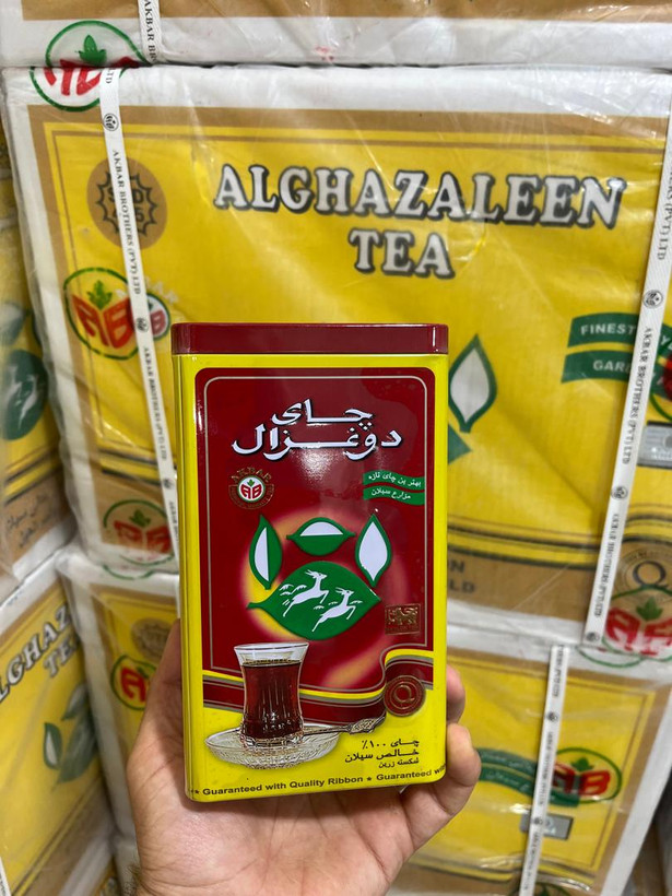 چای دوغزال ساده ۴۵۰ گرمی قوطی