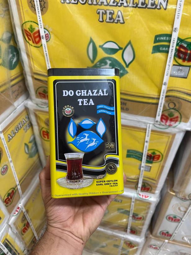 چای دوغزال ارل گری ۴۵۰ گرمی قوطی فلزی