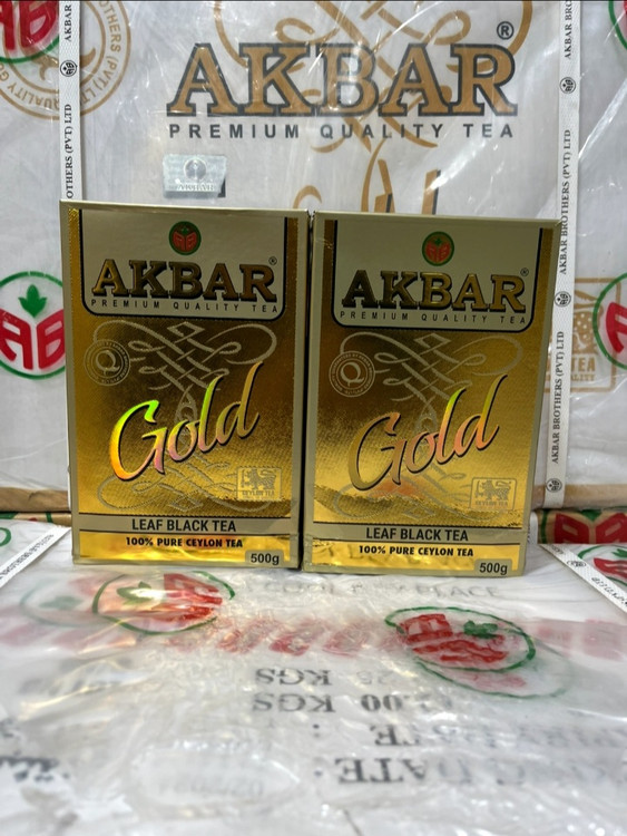 چای سیاه اکبر گلد ۵۰۰ گرم پاکتی