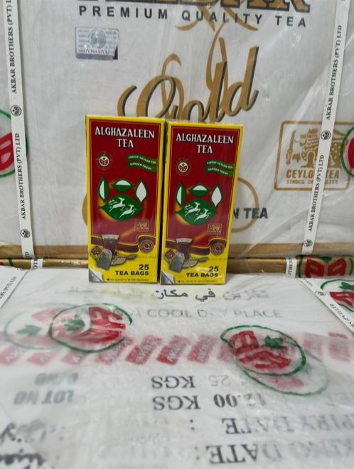 چای الغزالین ساده تی بگ (کیسه) ۲۵ عددی