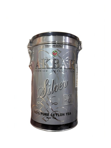 چای اکبر سیلور ۳۰۰ گرمی قوطی