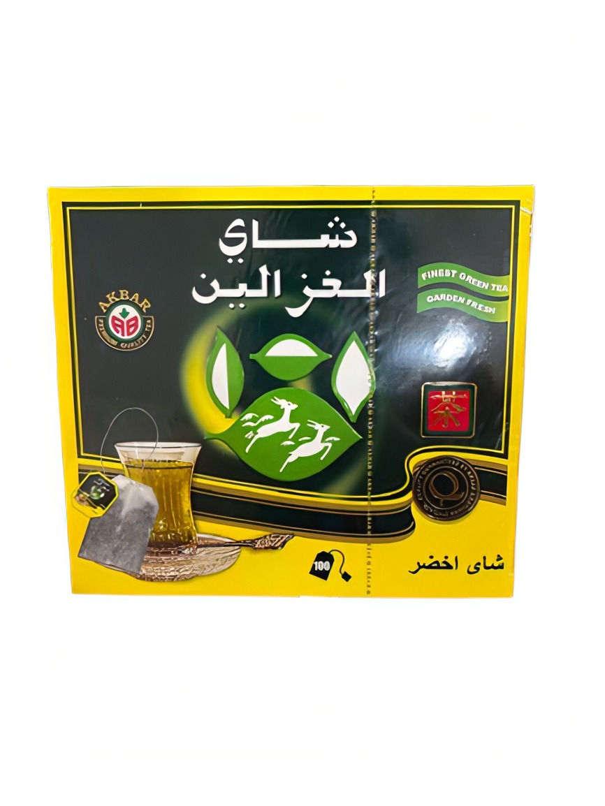 چای سبز الغزالین تی‌بگ بسته ۱۰۰ عددی