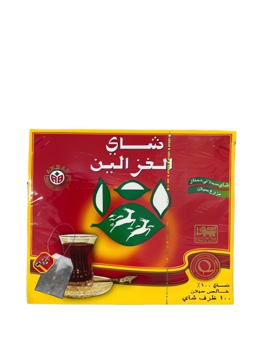 چای الغزالین ساده تی‌بگ بسته ۱۰۰ عددی