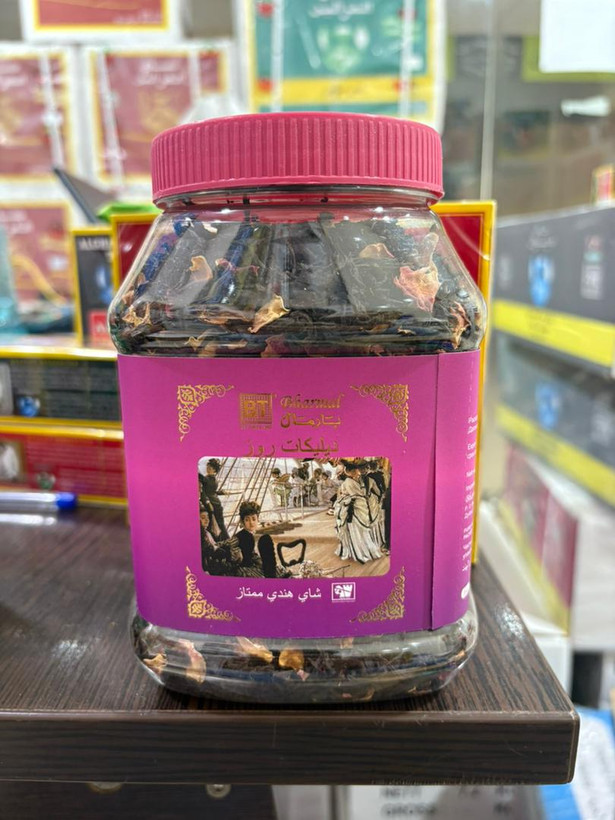 چای سیاه هندی بارمال بسته ۲۰۰ گرمی معطر با گل رز