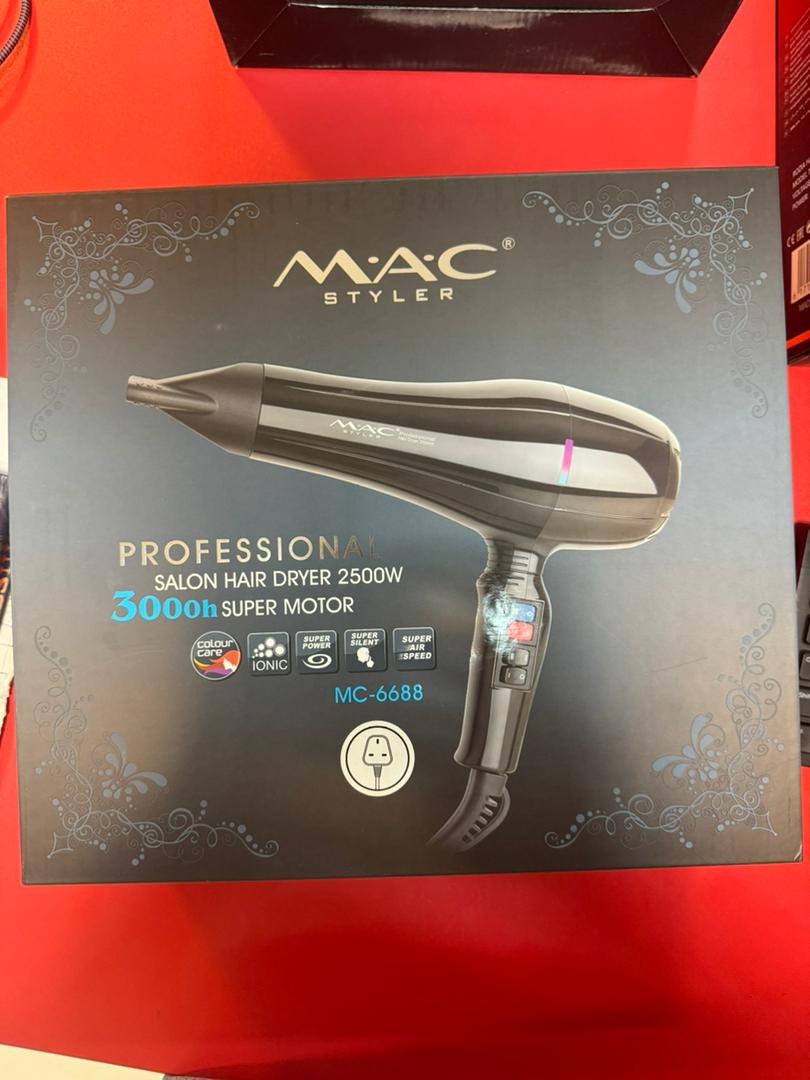 خرید سشوار حرفه‌ای MAC Styler MC-6688 پرقدرت و کم‌صدا