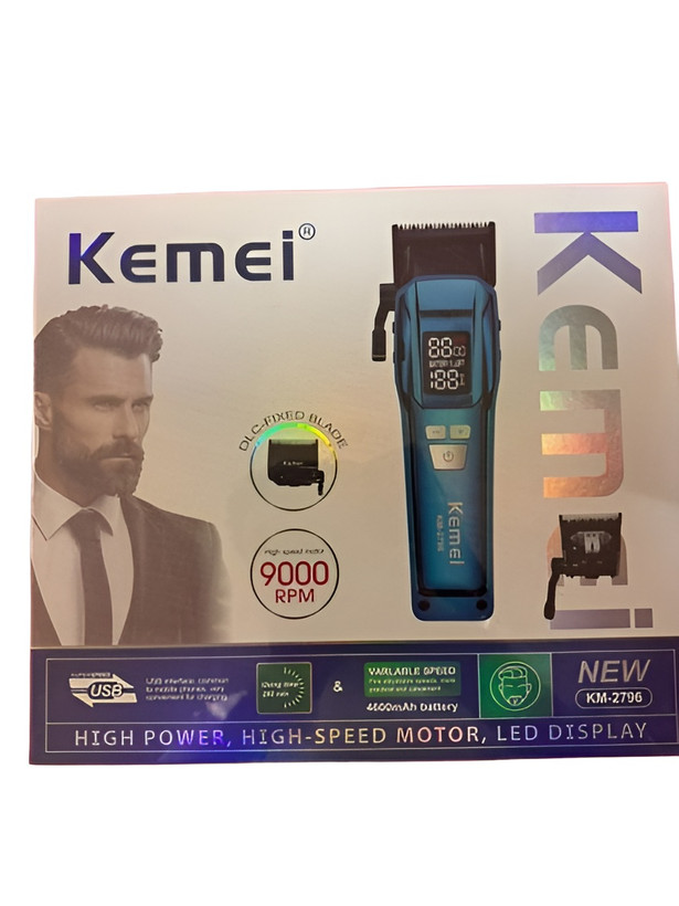 کیمی KM-2796 ماشین اصلاح شارژی برای اصلاح سر و صورت آقایان