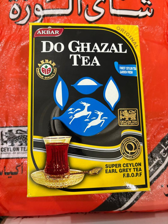 خرید چای دوغزال ارل گری پاکت اصل شیرنشان