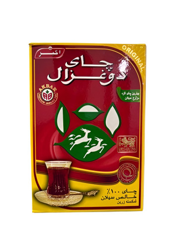 چای سیاه ساده دوغزال پاکت ۵۰۰ گرم اصل شیرنشان