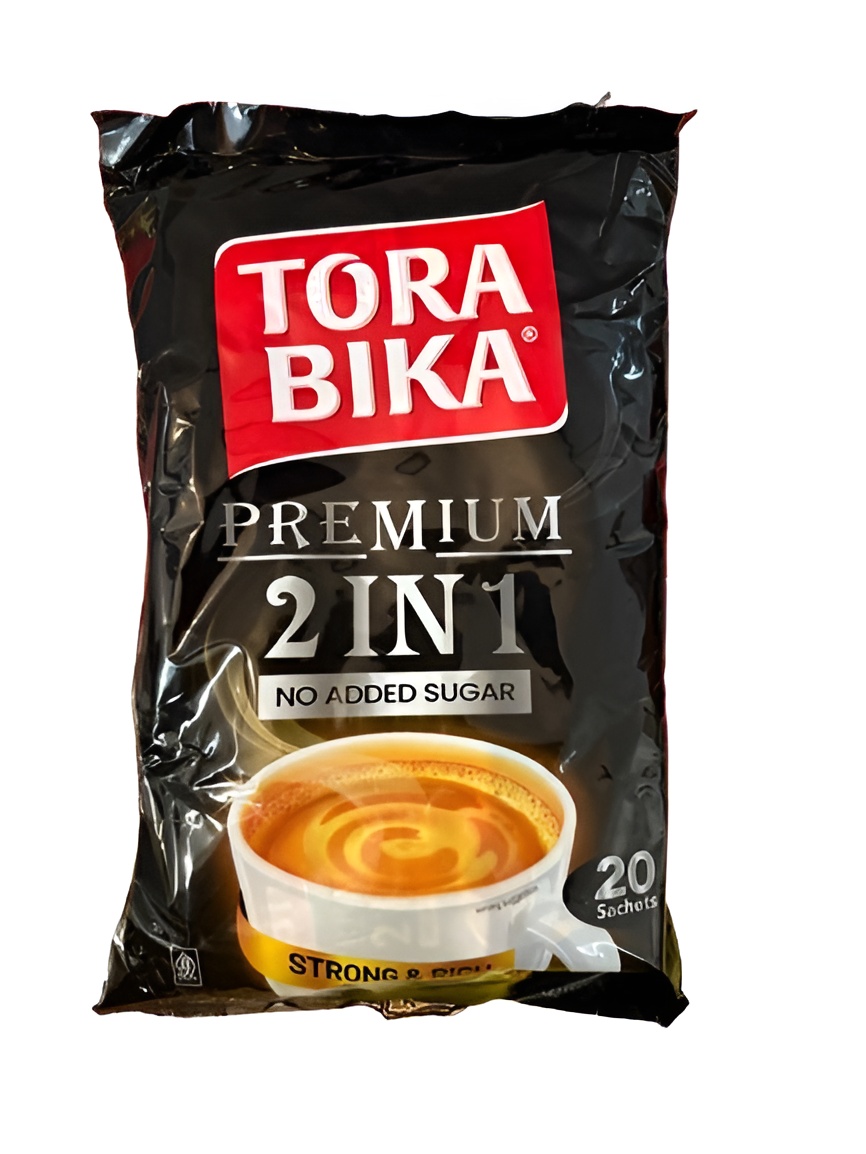 کافی میکس تورابیکا  پرمیوم دو در یک بدون شکر بسته ۲۰ عددی