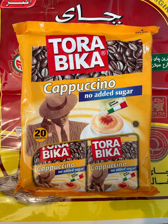 کاپوچینو Tora Bika بسته ۲۰ عددی suger free
